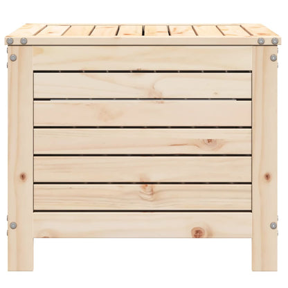 Solid Pine Garden Footstool 62x63.5x53.5 cm - Durable & Stylish Design