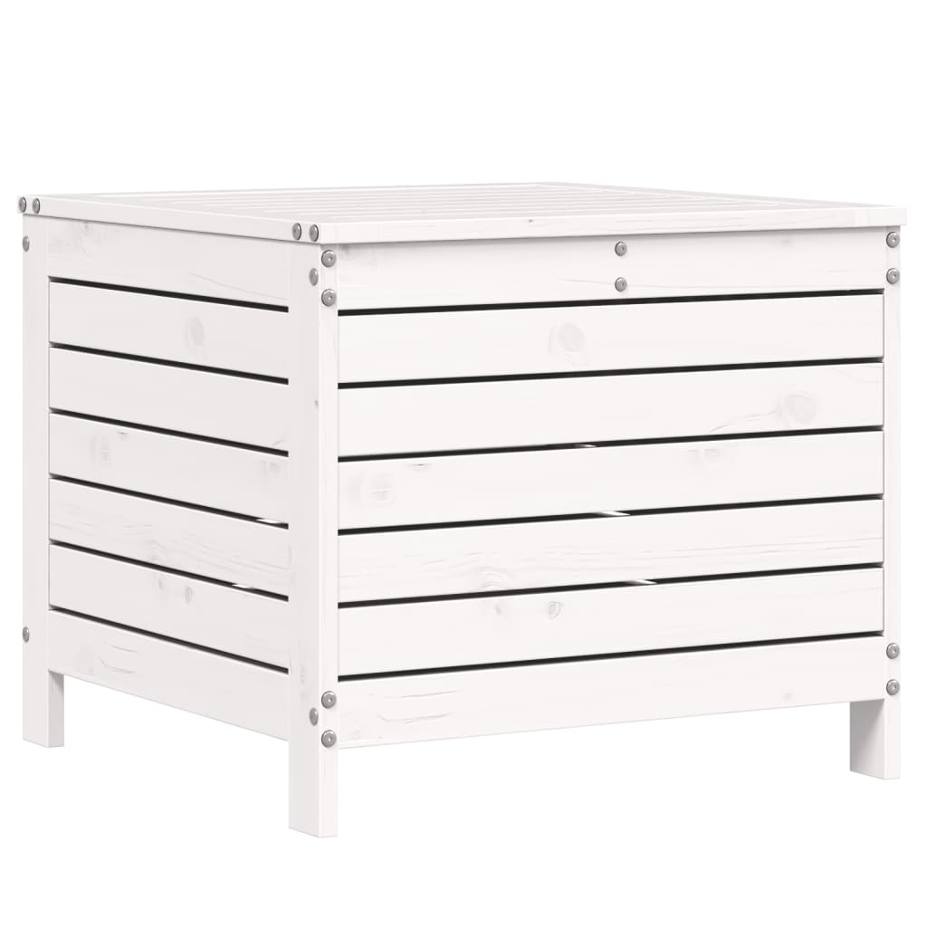 White Pine Garden Footstool - Solid Wood 62x63.5x53.5 cm