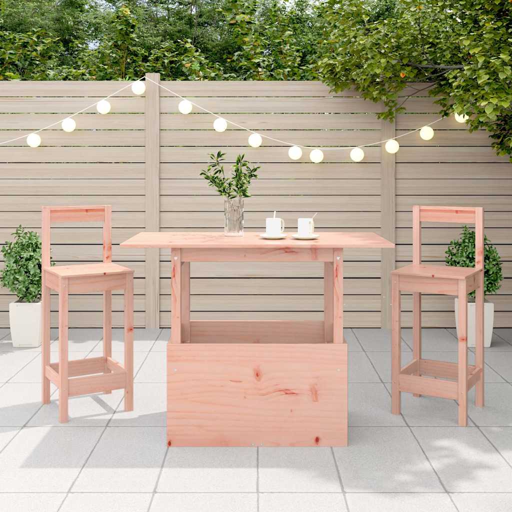 Solid Wood Douglas Garden Table 100x50x75 cm - Elegant & Durable