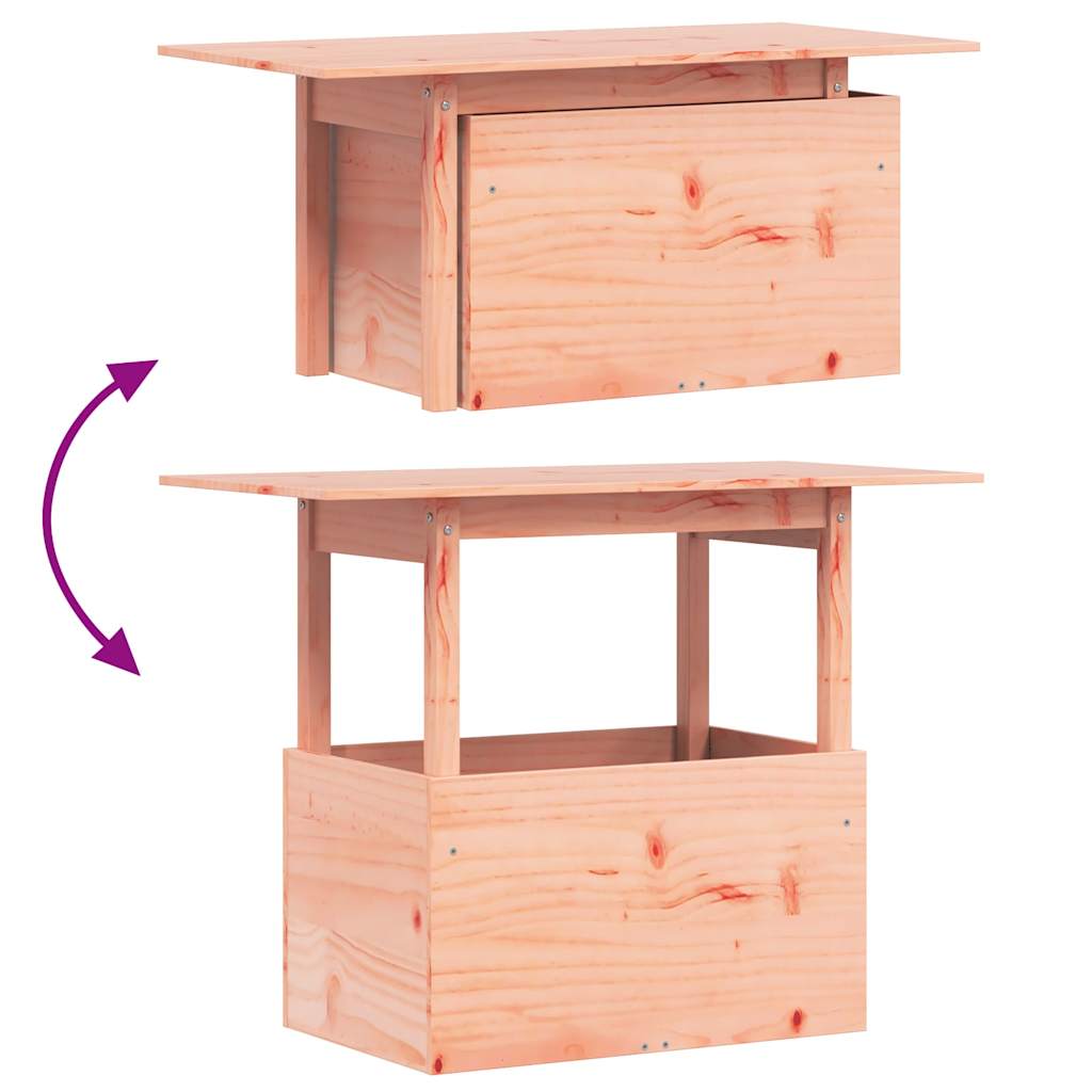 Solid Wood Douglas Garden Table 100x50x75 cm - Elegant & Durable