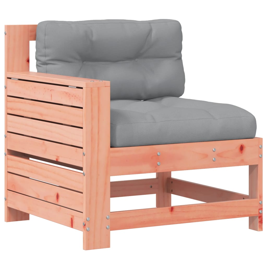 Solid Wood Douglas Garden Sofa with Cushions & Armrests