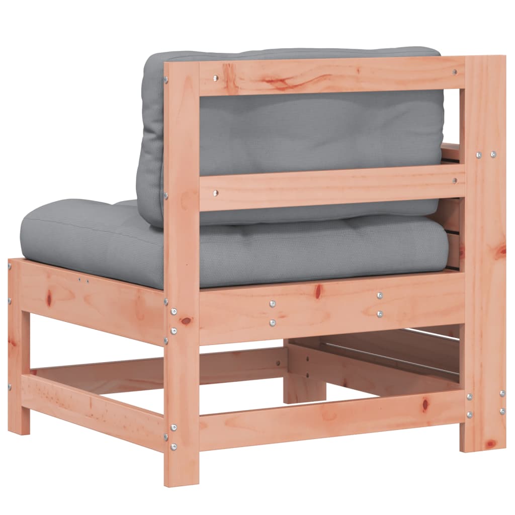 Solid Wood Douglas Garden Sofa with Cushions & Armrests