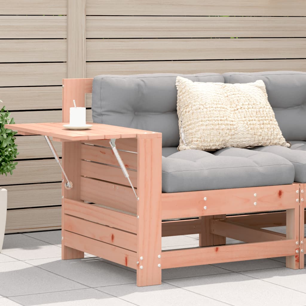 Solid Wood Douglas Garden Sofa with Cushions & Armrests