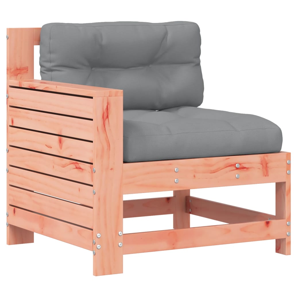 Solid Wood Douglas Garden Sofa with Cushioned Armrests