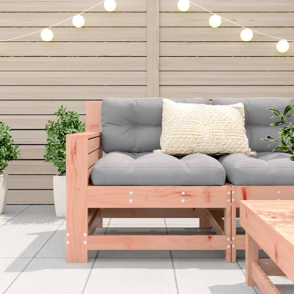 Solid Wood Douglas Garden Sofa with Cushioned Armrests
