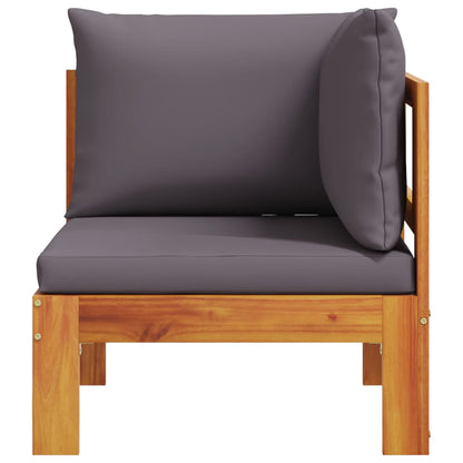 Acacia Wood Garden Sofa Corner with Cushions - Solid & Stylish