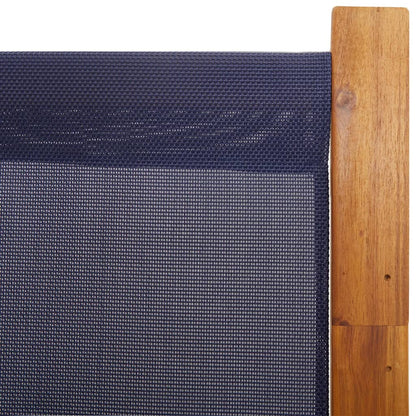 Elegant Dark Blue 6-Panel Room Divider, 420x180 cm Fabric Screen