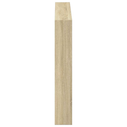 LED Headboard Cabinet, Sonoma Oak, 100x17x102 cm - Modern Style