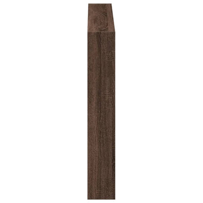 LED Headboard Cabinet, Brown Oak, 100x17x102 cm - Stylish & Functional