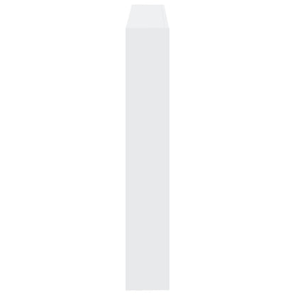 White LED Headboard Cabinet, 140x17x102 cm - Sleek & Modern Design