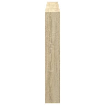 Sonoma Oak Headboard Cabinet with LED 180x17x102 cm