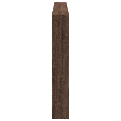 LED Brown Oak Headboard Cabinet, 200x17x102 cm - Stylish & Functional