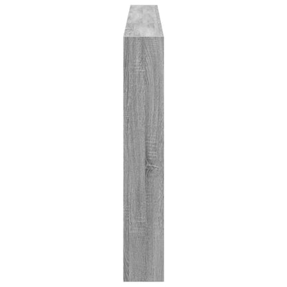 LED Grey Sonoma Headboard Cabinet, 220x17x102 cm - Stylish Storage