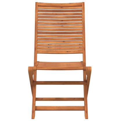 Folding Garden Chairs 4 pcs Solid Wood Acacia