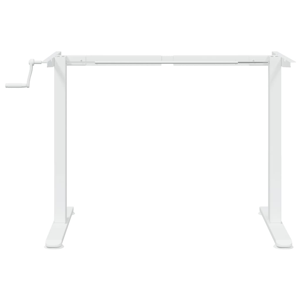 Adjustable White Steel Standing Desk Frame (94-135)x60x(70-114)cm