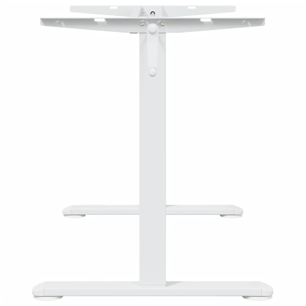 Adjustable White Steel Standing Desk Frame (94-135)x60x(70-114)cm