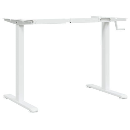 Adjustable White Steel Standing Desk Frame (94-135)x60x(70-114)cm