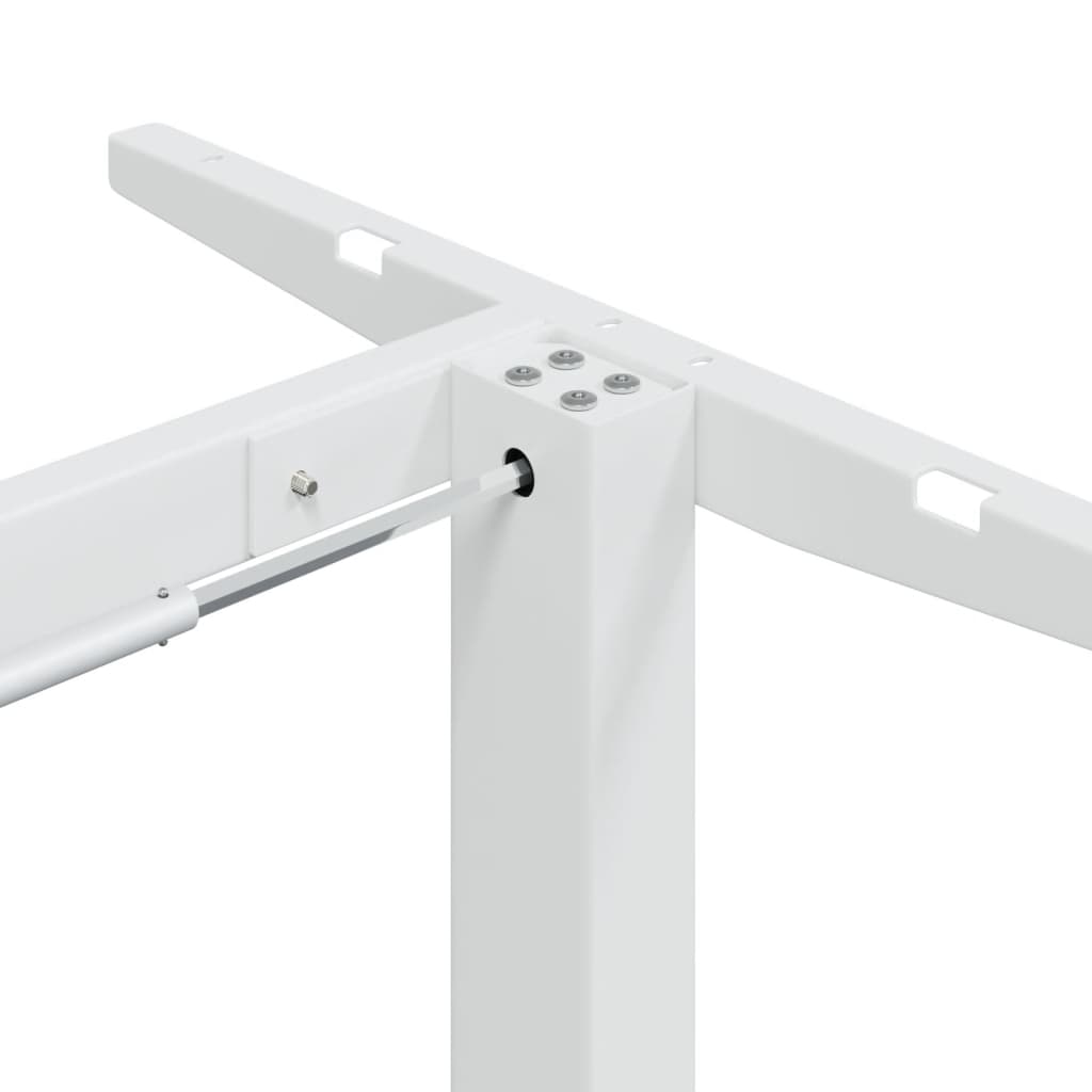 Adjustable White Steel Standing Desk Frame (94-135)x60x(70-114)cm