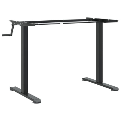 Adjustable Black Steel Standing Desk Frame (94-135)x60x(70-114) cm