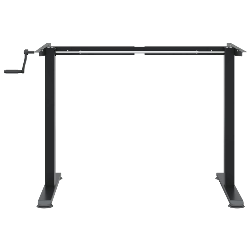 Adjustable Black Steel Standing Desk Frame (94-135)x60x(70-114) cm