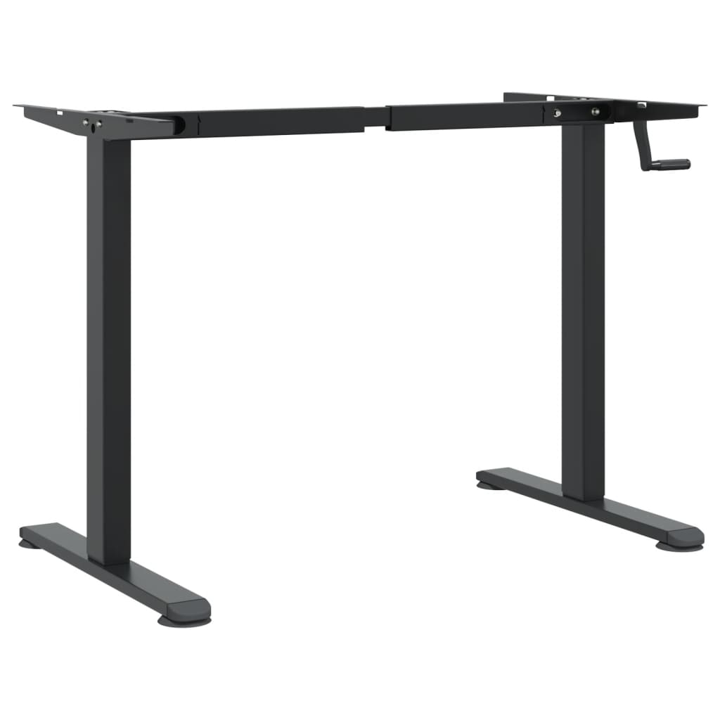 Adjustable Black Steel Standing Desk Frame (94-135)x60x(70-114) cm
