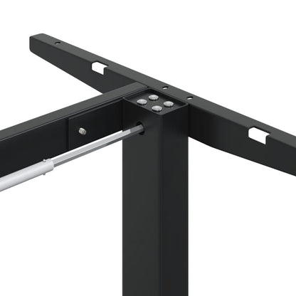 Adjustable Black Steel Standing Desk Frame (94-135)x60x(70-114) cm