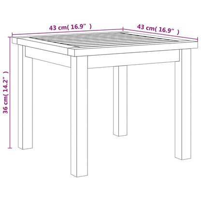 Elegant 3-Piece Grey Poly Rattan & Acacia Wood Bistro Set