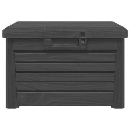 Anthracite Outdoor Cushion Box 73x50.5x46.5 cm Polypropylene
