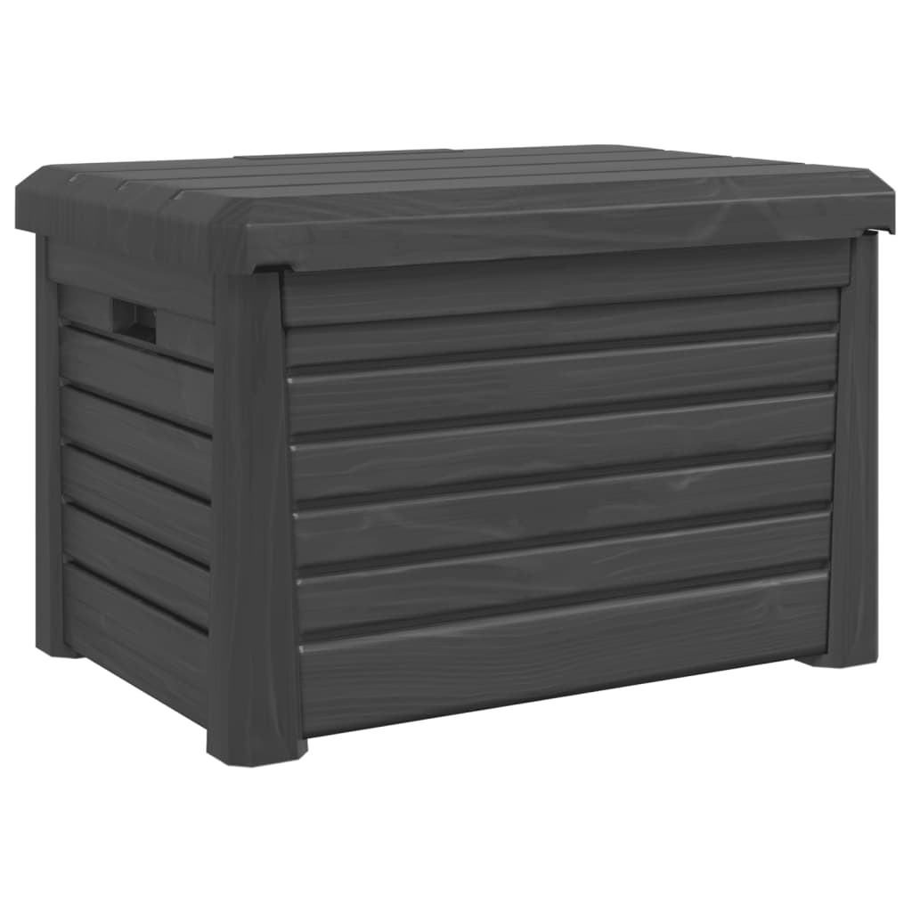 Anthracite Outdoor Cushion Box 73x50.5x46.5 cm Polypropylene