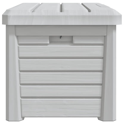 Outdoor Cushion Box, Grey Polypropylene, 73x50.5x46.5 cm Storage Solution