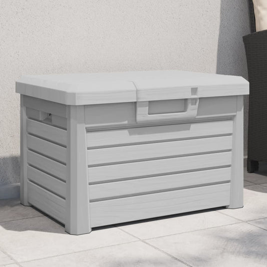 Outdoor Cushion Box, Grey Polypropylene, 73x50.5x46.5 cm Storage Solution