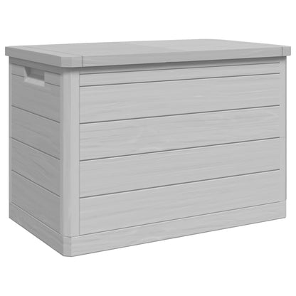 Durable Grey Outdoor Cushion Box - 77.5x44.5x53 cm Polypropylene
