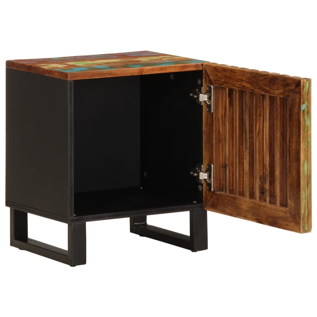 Solid Wood Reclaimed Bedside Cabinets 2 Pcs - 40x34x46 cm