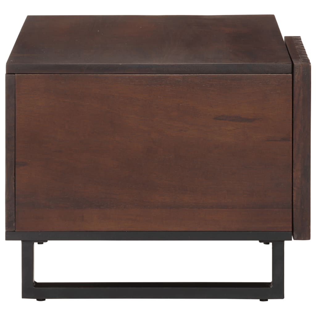 Coffee Table Brown 80x51x40 cm Solid Wood Mango