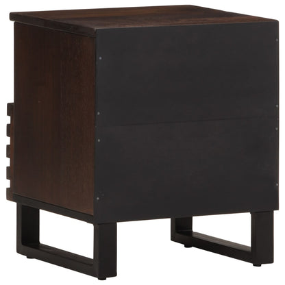 Solid Mango Wood Bedside Cabinet, 40x33x46 cm - Durable & Stylish