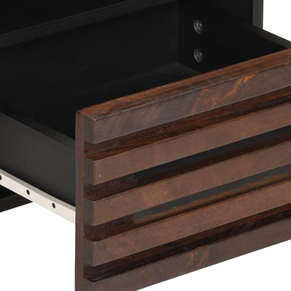 Solid Mango Wood Bedside Cabinet, 40x33x46 cm - Durable & Stylish