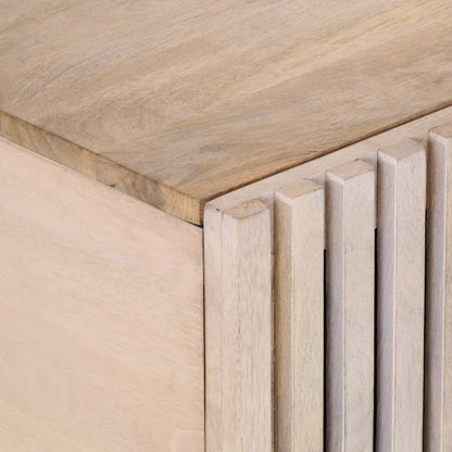 Coffee Table White 100x55x40 cm Solid Wood Mango