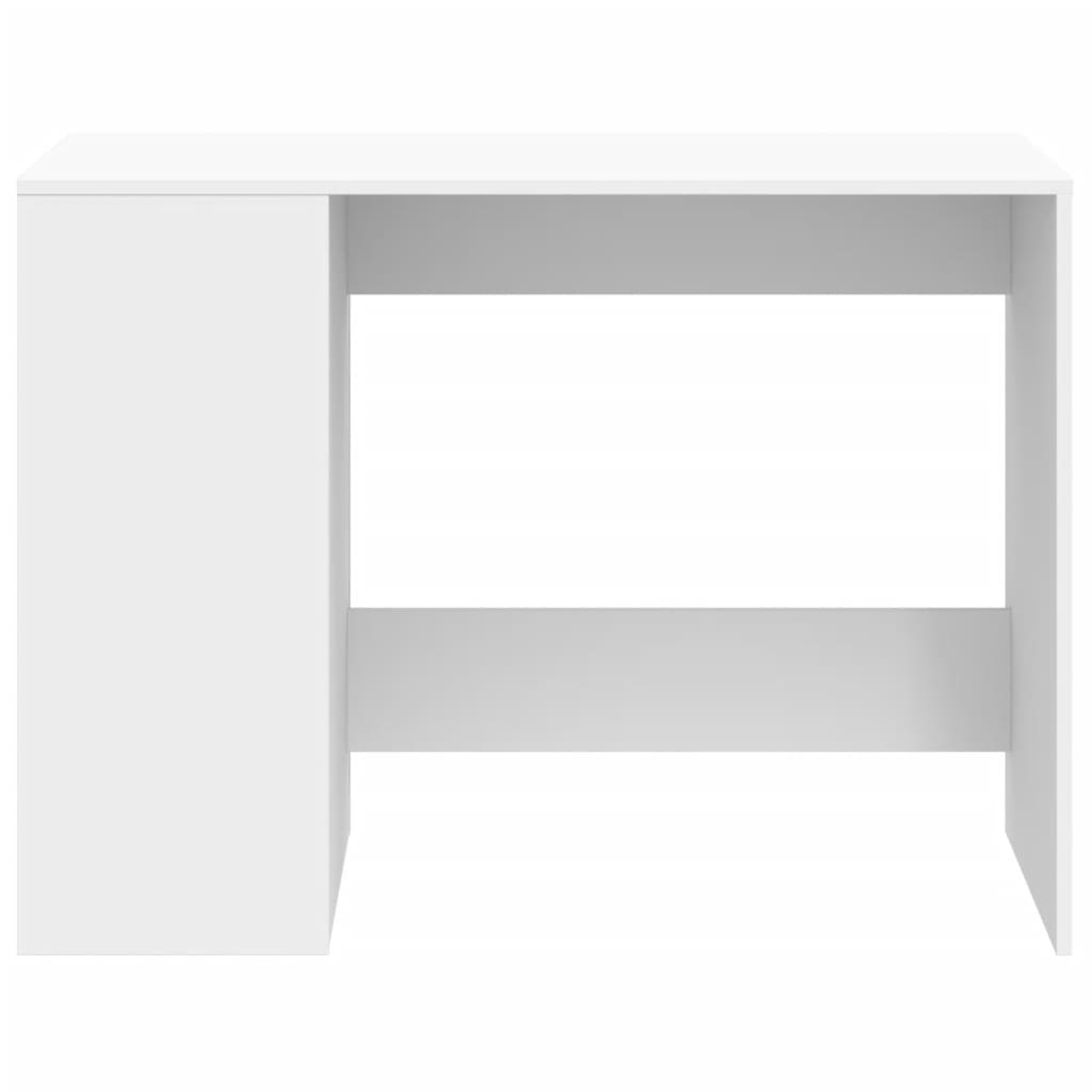 White Engineered Wood Desk - 102x50x75 cm