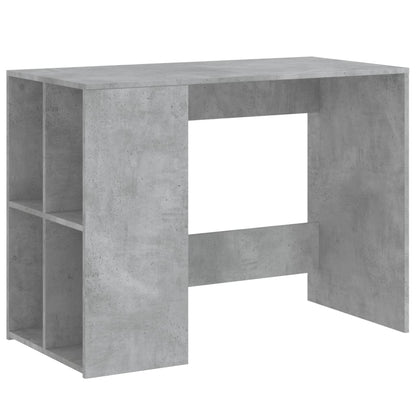 Modern Concrete Grey Desk - 102x50x75 cm Engineered Wood