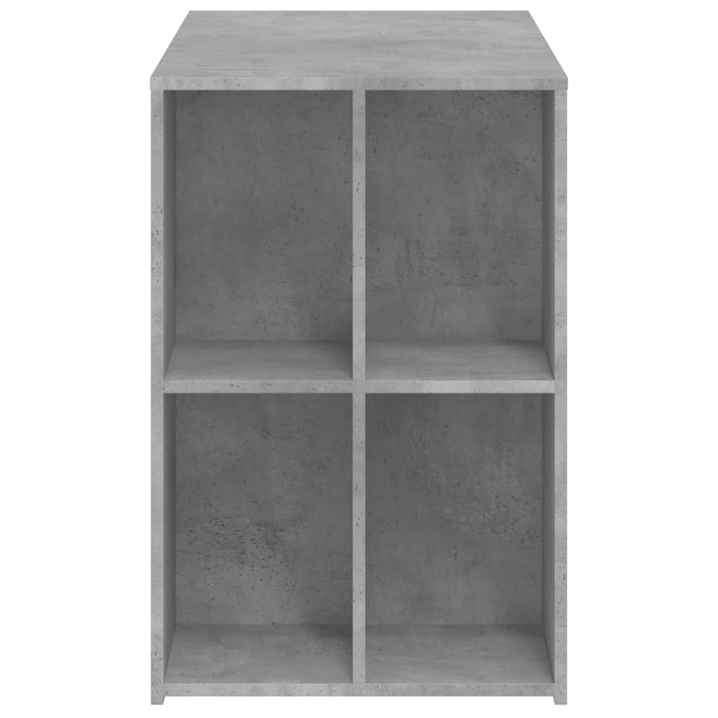 Modern Concrete Grey Desk - 102x50x75 cm Engineered Wood