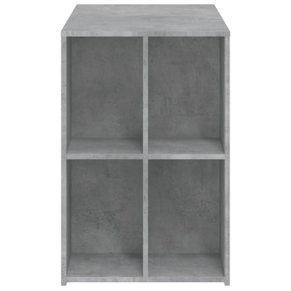 Modern Concrete Grey Desk - 102x50x75 cm Engineered Wood