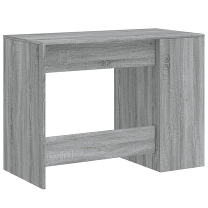 Grey Sonoma Desk 102x50x75 cm - Engineered Wood Office Solution