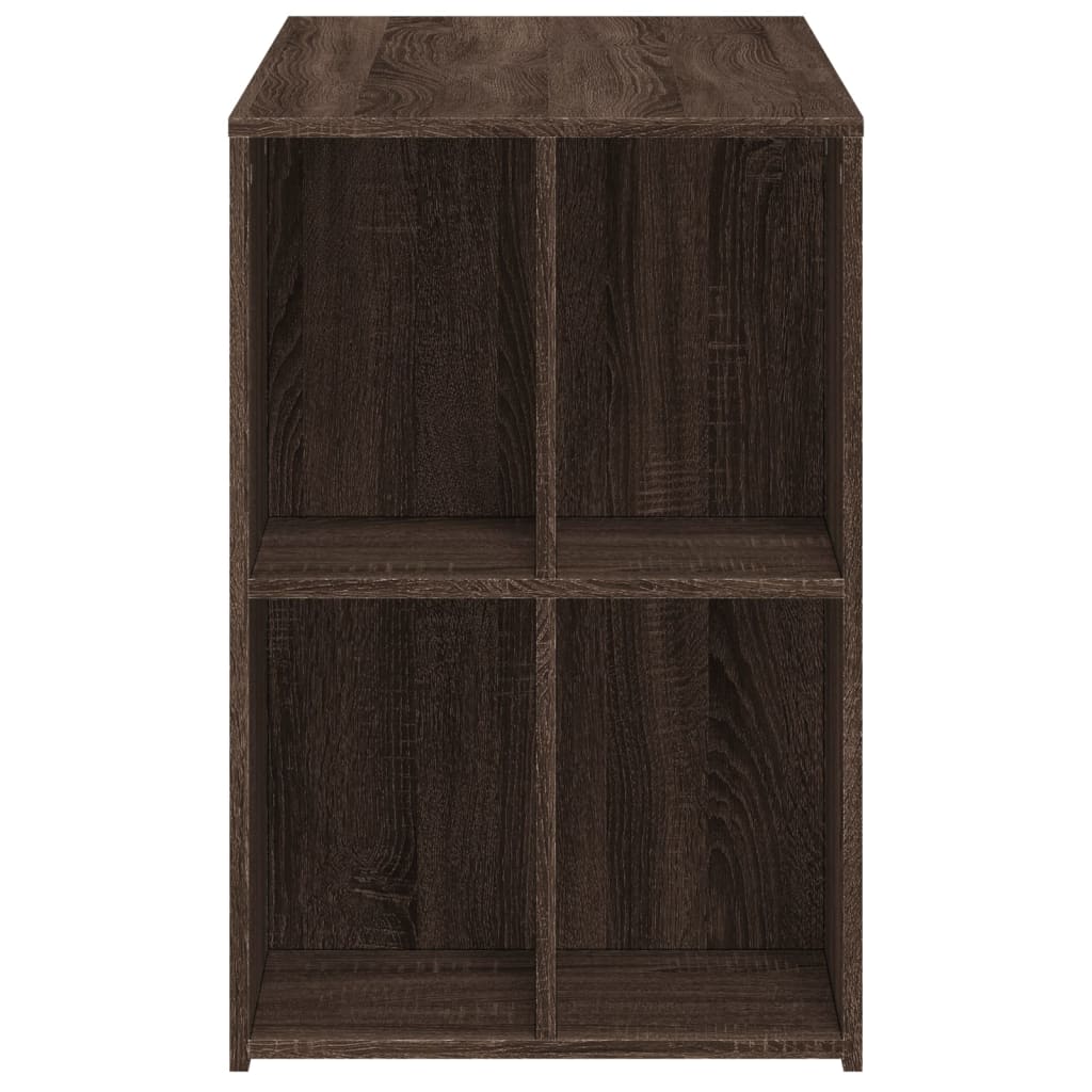 Brown Oak Engineered Wood Desk 102x50x75 cm - Stylish & Durable