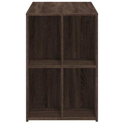 Brown Oak Engineered Wood Desk 102x50x75 cm - Stylish & Durable