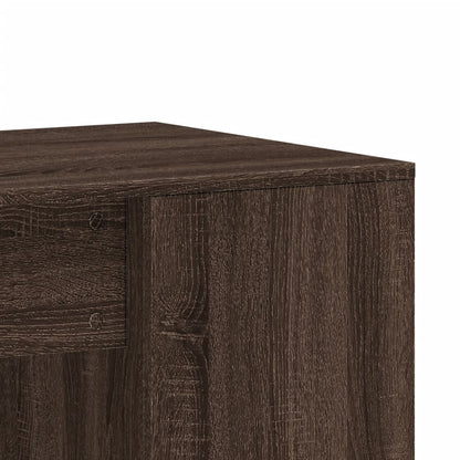 Brown Oak Engineered Wood Desk 102x50x75 cm - Stylish & Durable