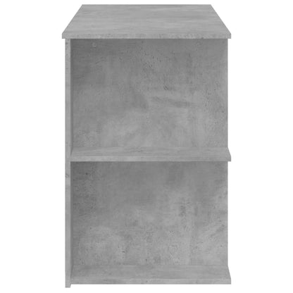 Concrete Grey Desk 140x50x75 cm - Durable Engineered Wood