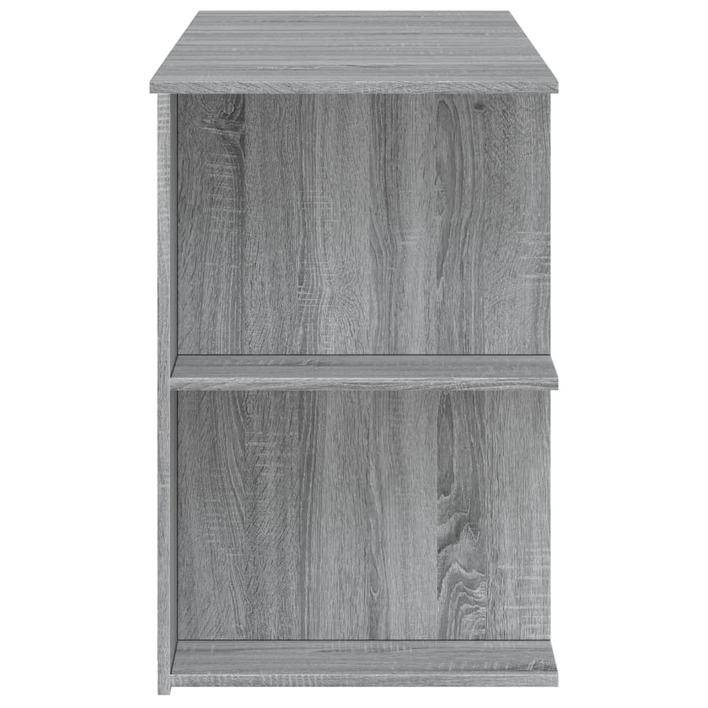 Grey Sonoma Engineered Wood Desk 140x50x75 cm - Stylish & Durable