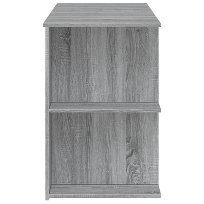 Grey Sonoma Engineered Wood Desk 140x50x75 cm - Stylish & Durable