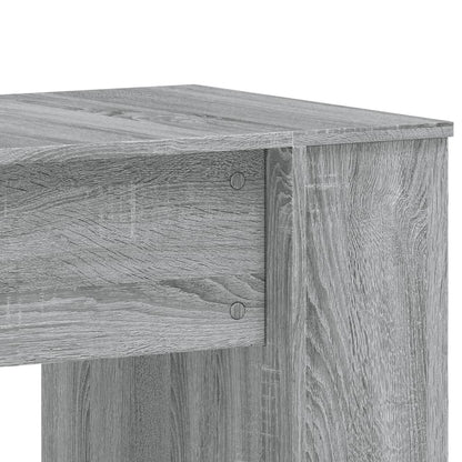 Grey Sonoma Engineered Wood Desk 140x50x75 cm - Stylish & Durable
