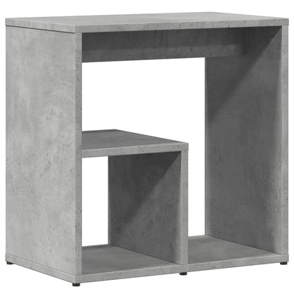 Concrete Grey Engineered Wood Side Tables Set of 2 - 50x30x50 cm